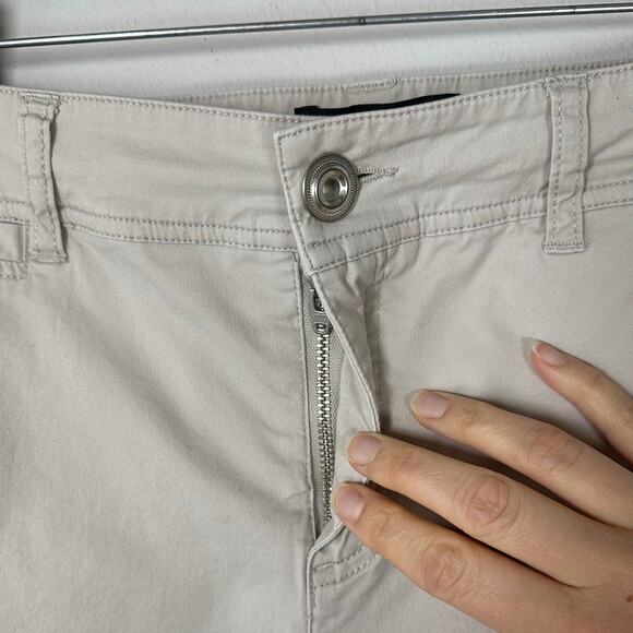 Tribal Jeans Tan Khaki Cotton Blend Shorts Women's 4 - Picture 4 of 5